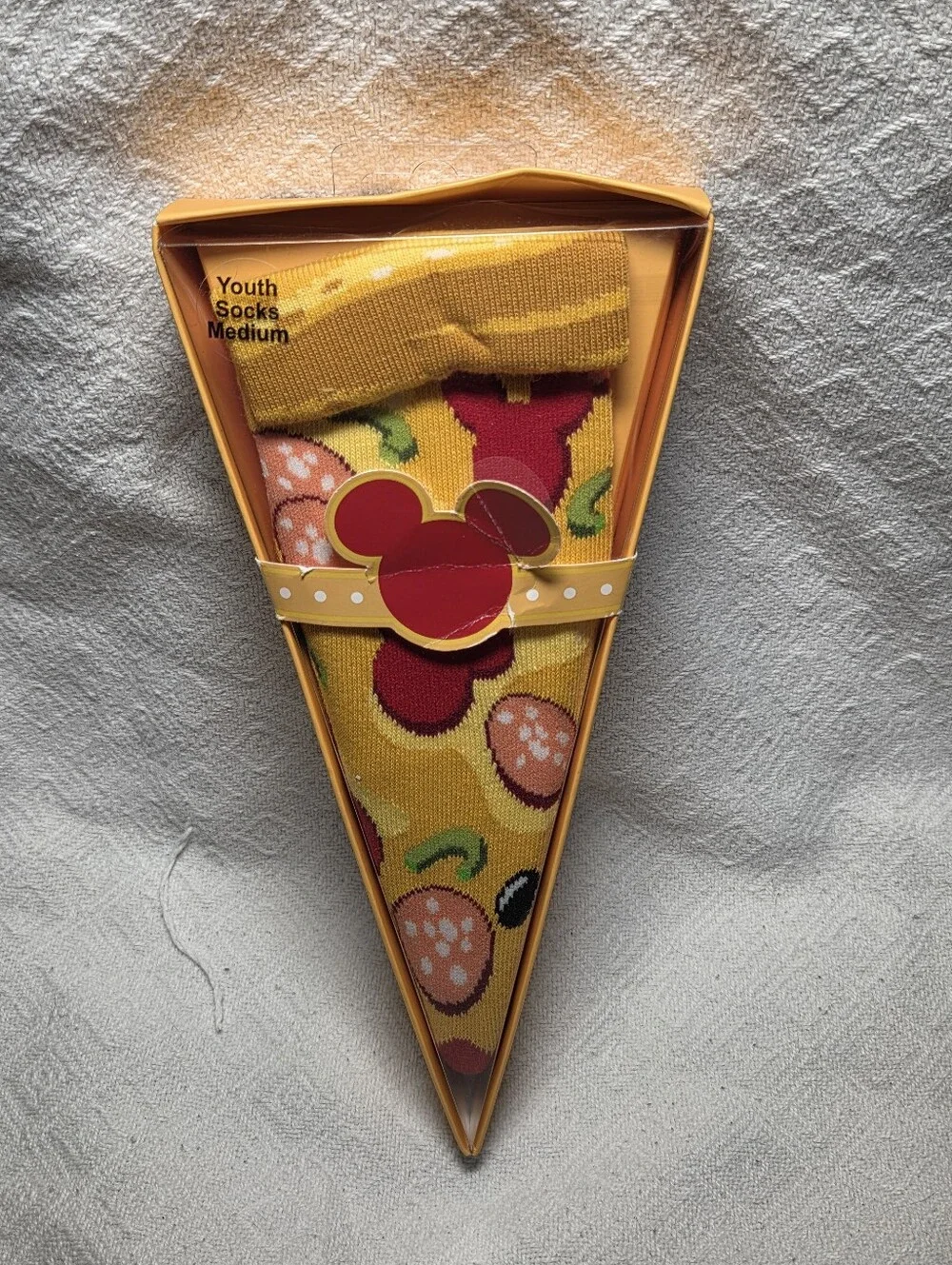 Disney Parks Pizza Socks Gift Set | Youth Small + Medium | Matching Pair